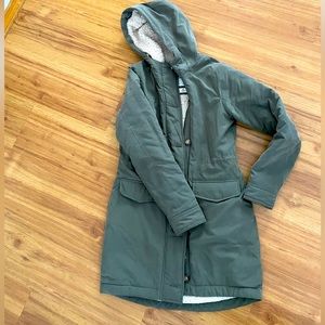 Abercrombie Sherpa lined Coat- XS